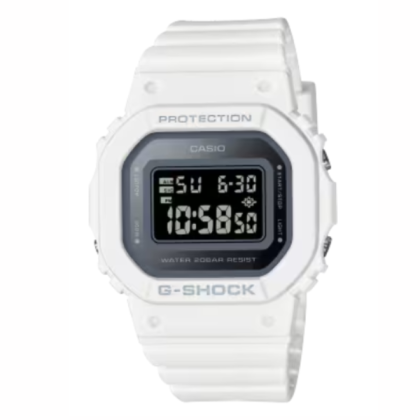 Casio G-Shock Women GMD-S5600-7 White Resin Band Sport Watch